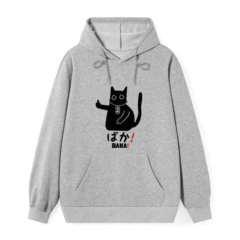 Kyoto-Lion Japanese Baka Cat Classic Hoodie
