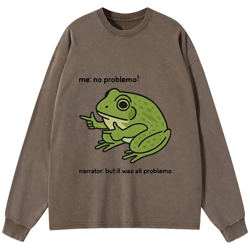 Kyoto-Lion Washed Long Sleeve