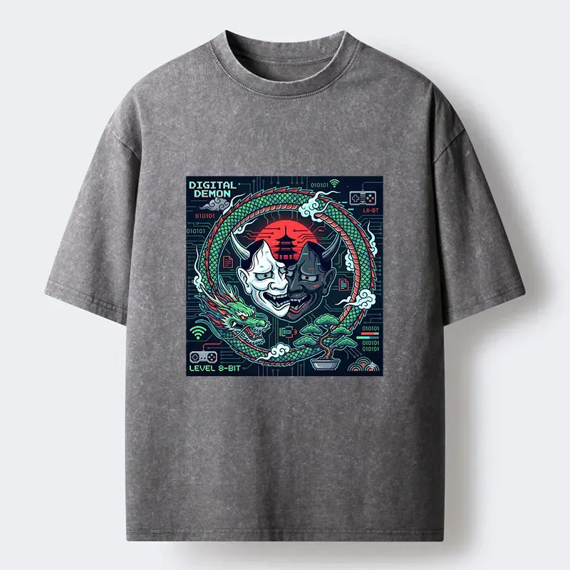 Gift Idea Hannya Mask T-Shirt for Anime Fan