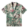Kyoto-Lion Floral Fowl Play Aloha Hawaiian Shirt