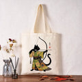Kyoto-Lion Japan Cat Archery Tote Bag