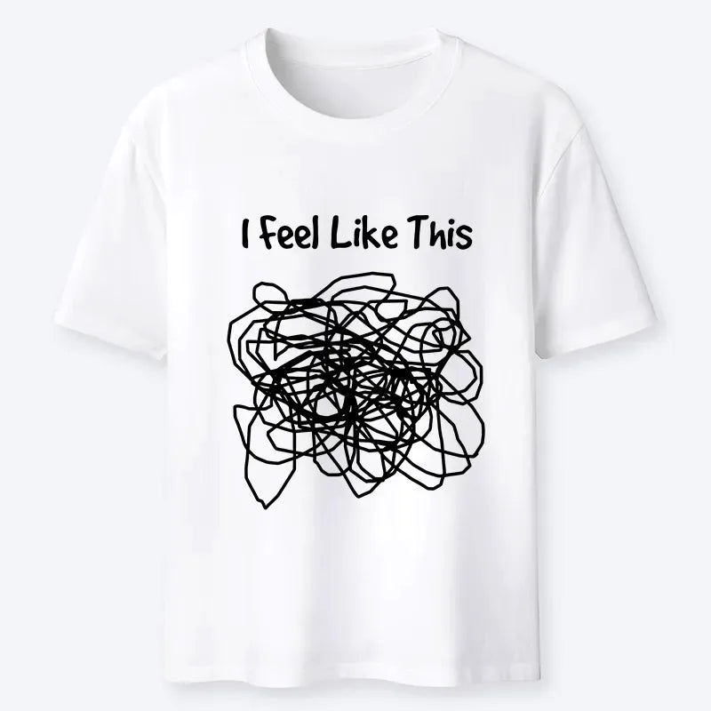 Funny Brain Feel Unisex Cotton Tee