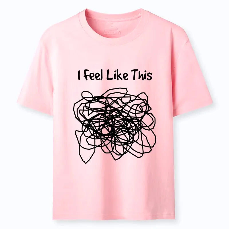 Funny Brain Feel Unisex Cotton Tee