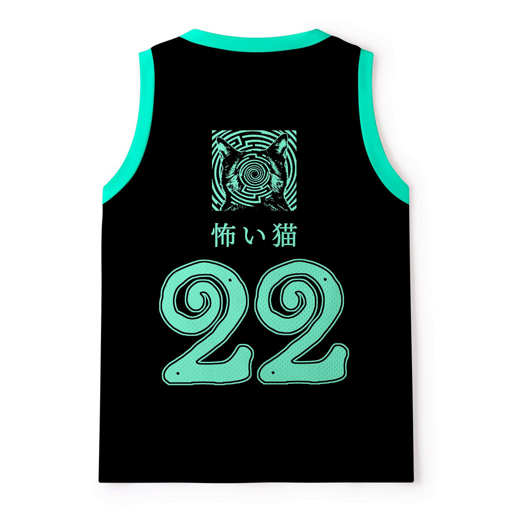 Kyoto-Lion Cool Cat Japanese Mesh Tank Top