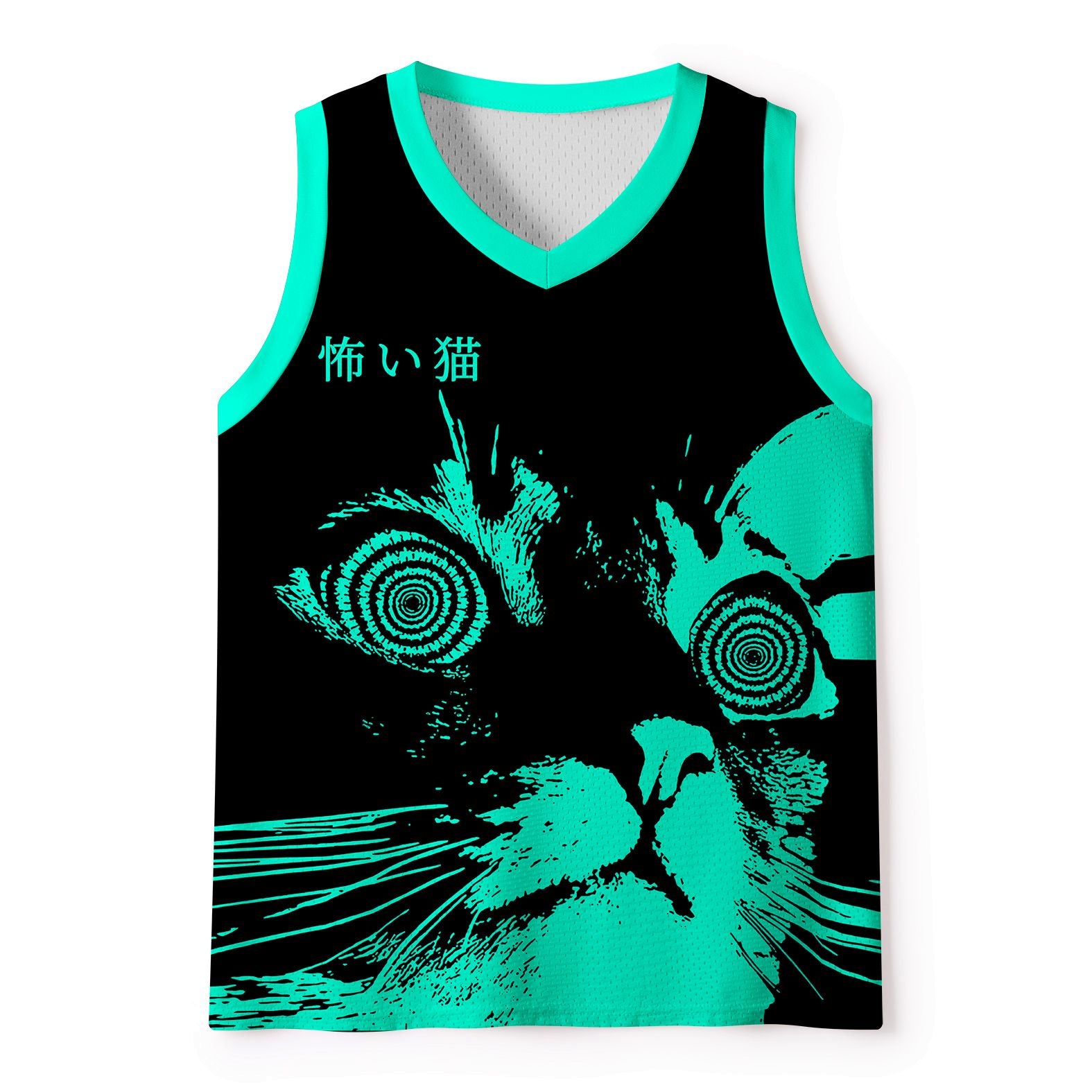 Kyoto-Lion Cool Cat Japanese Mesh Tank Top