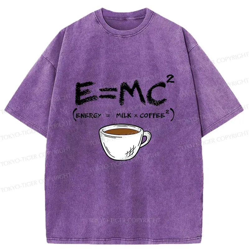 Funny Japanese Washed T-Shirt for Casual