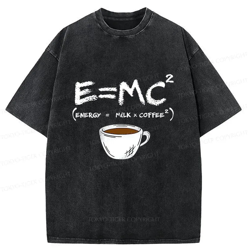 Funny Japanese Washed T-Shirt for Casual