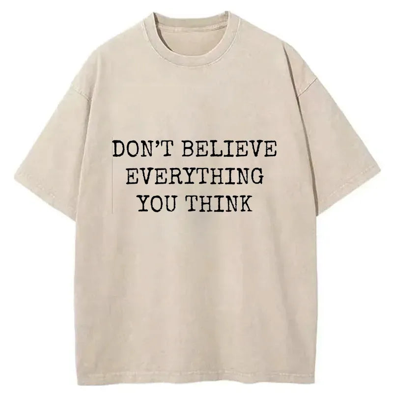 Kyoto-Lion Don't Be Anxious Washed T-Shirt