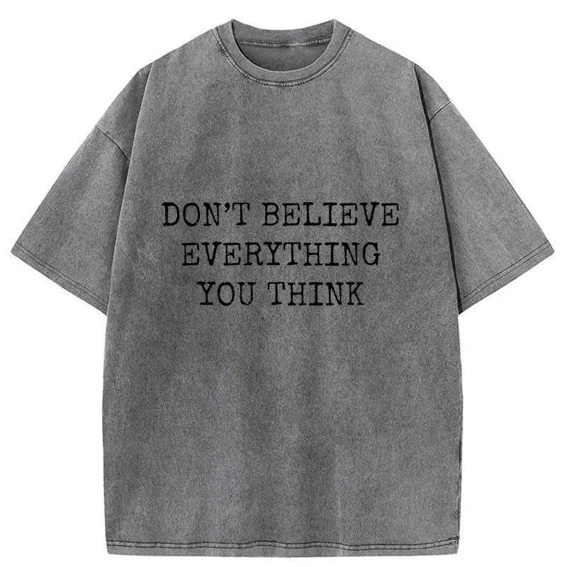 Kyoto-Lion Don't Be Anxious Washed T-Shirt