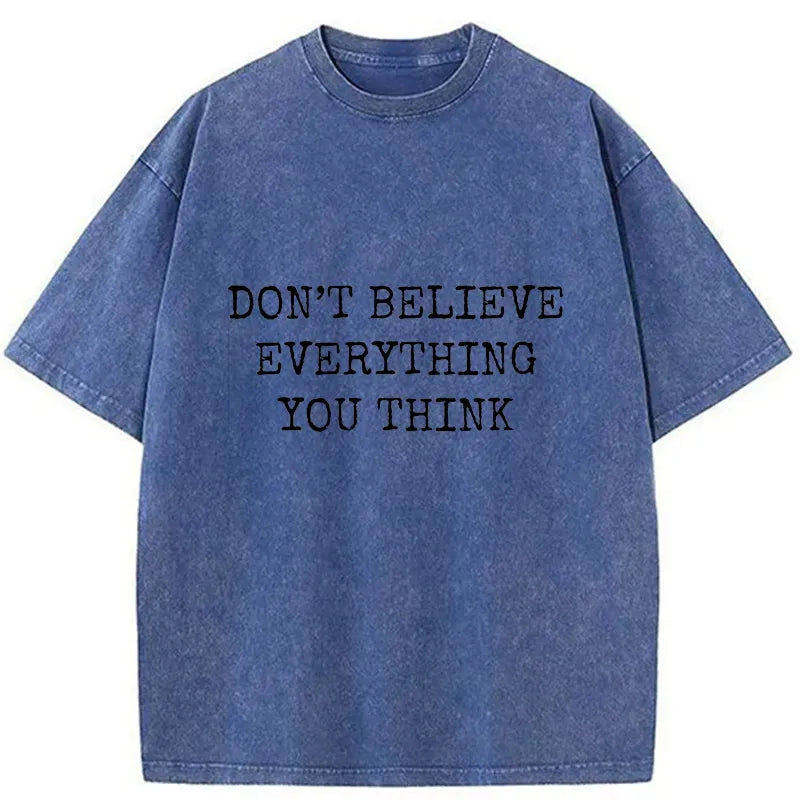 Kyoto-Lion Don't Be Anxious Washed T-Shirt