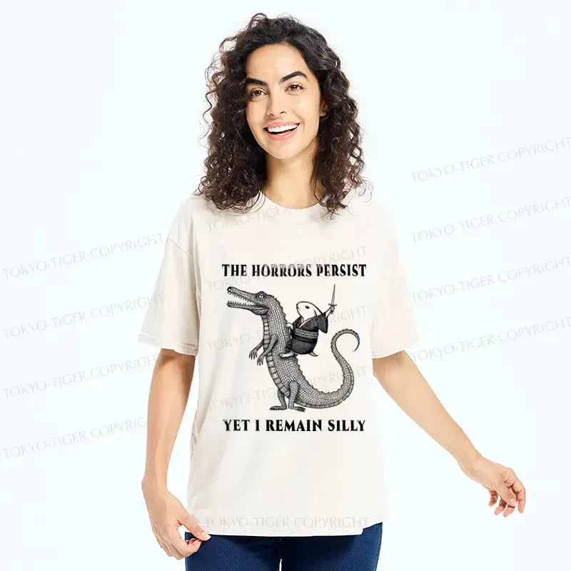 Japanese Vintage Washed T-Shirt for Men