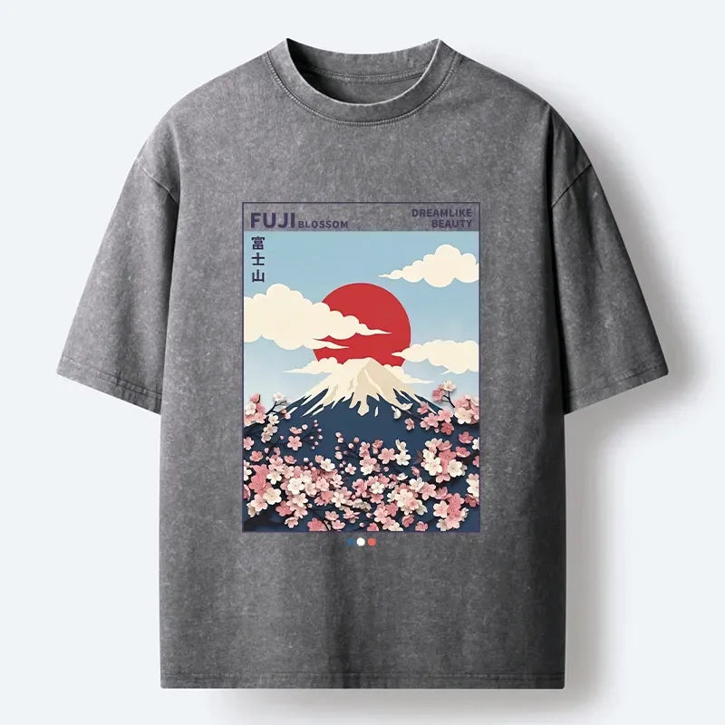 Ukiyo-e Art T-Shirt for Casual Streetwear