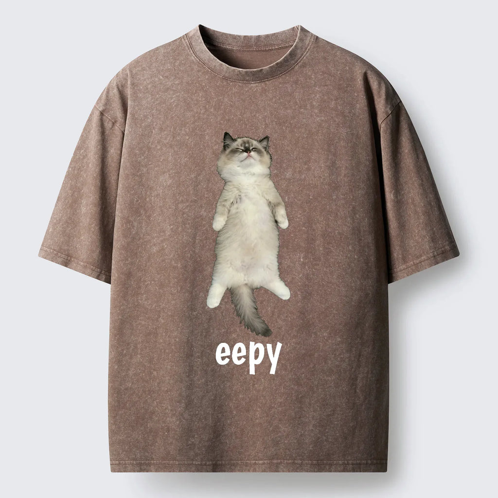 japanese vintage cat tee