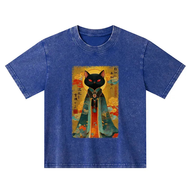 kyoto lion kids washed t-shirt