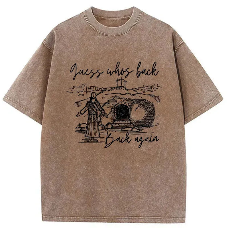 Funny Jesus Washed T-Shirt for Men