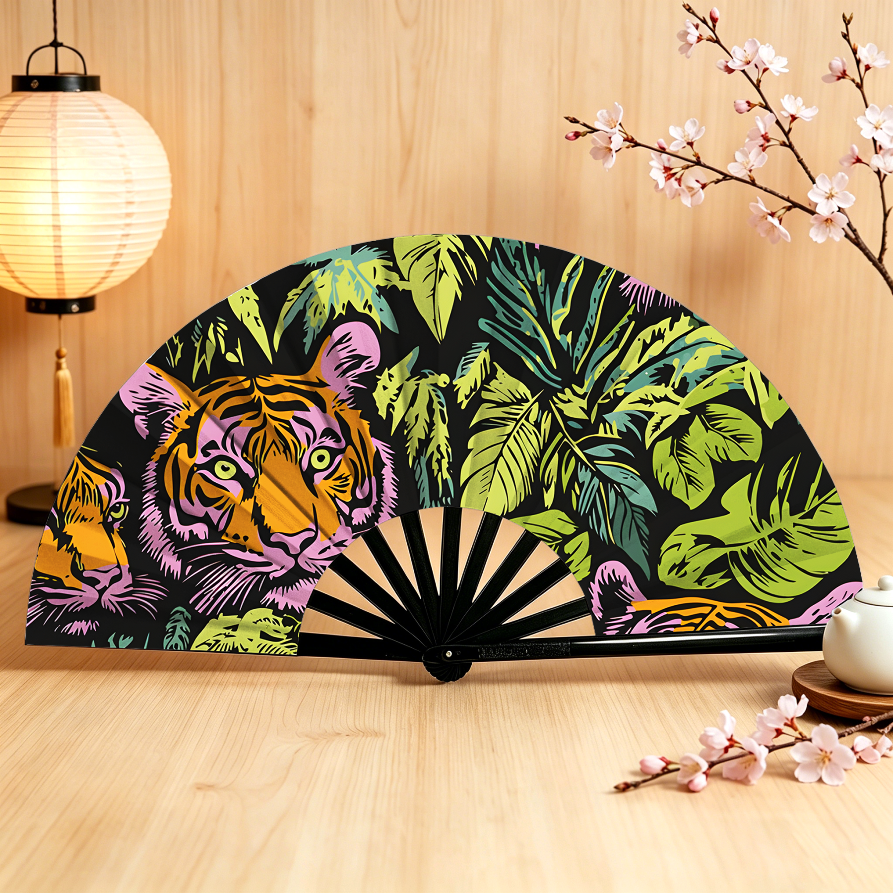 Kyoto Style Hand Fan with Free Shipping