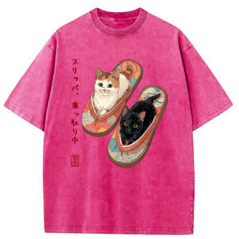 Japanese Cat T-Shirt on Sale