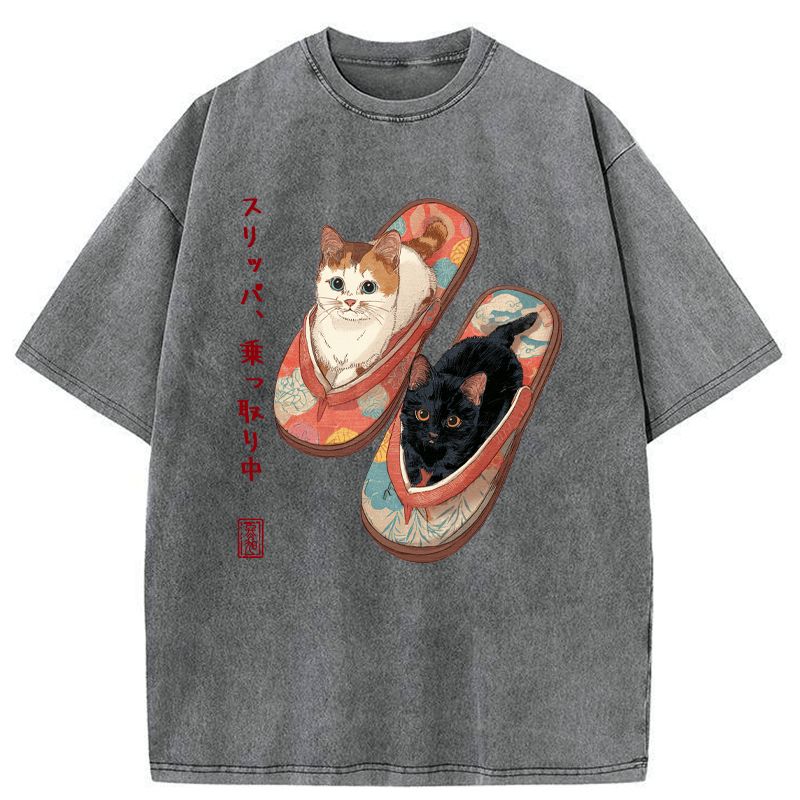 Japanese Cat T-Shirt on Sale