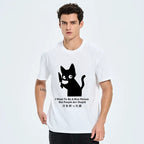 Vintage Ukiyo-e cat tee for summer