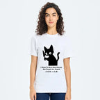 Samurai cat shirt gift for him