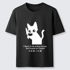 Vintage Ukiyo-e cat tee for summer