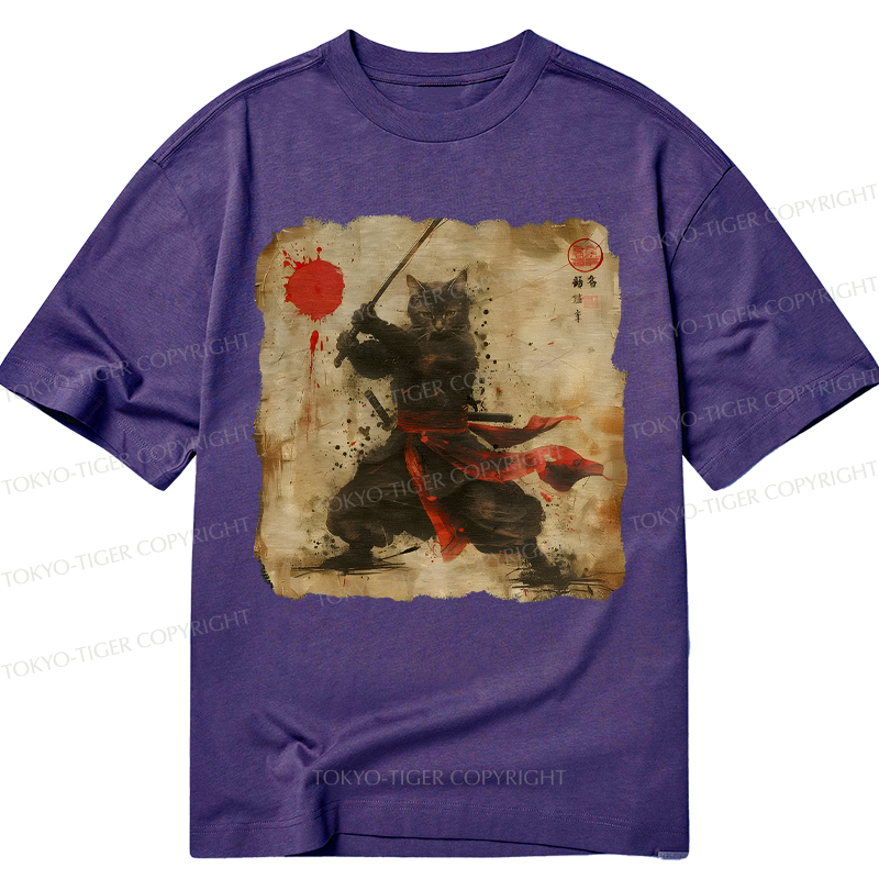 Japanese Cat Shirt Gift for Him