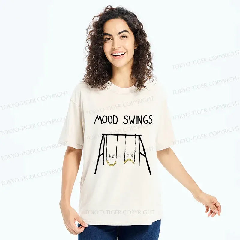 Kyoto-Lion Swing Changes Your Mood Washed T-Shirt