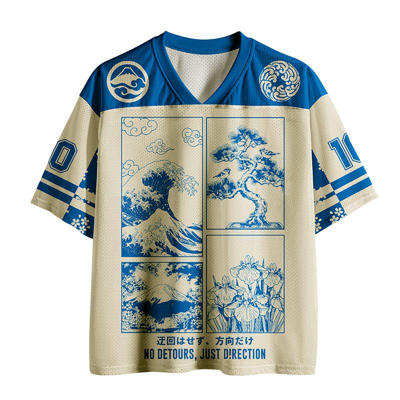 Breathable Kyoto Lion Mesh Jersey for Sports
