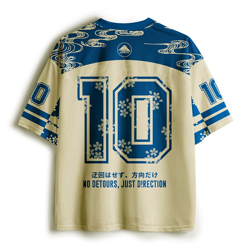 Kyoto-Lion Japanese Wave Four Panel Mesh Jersey