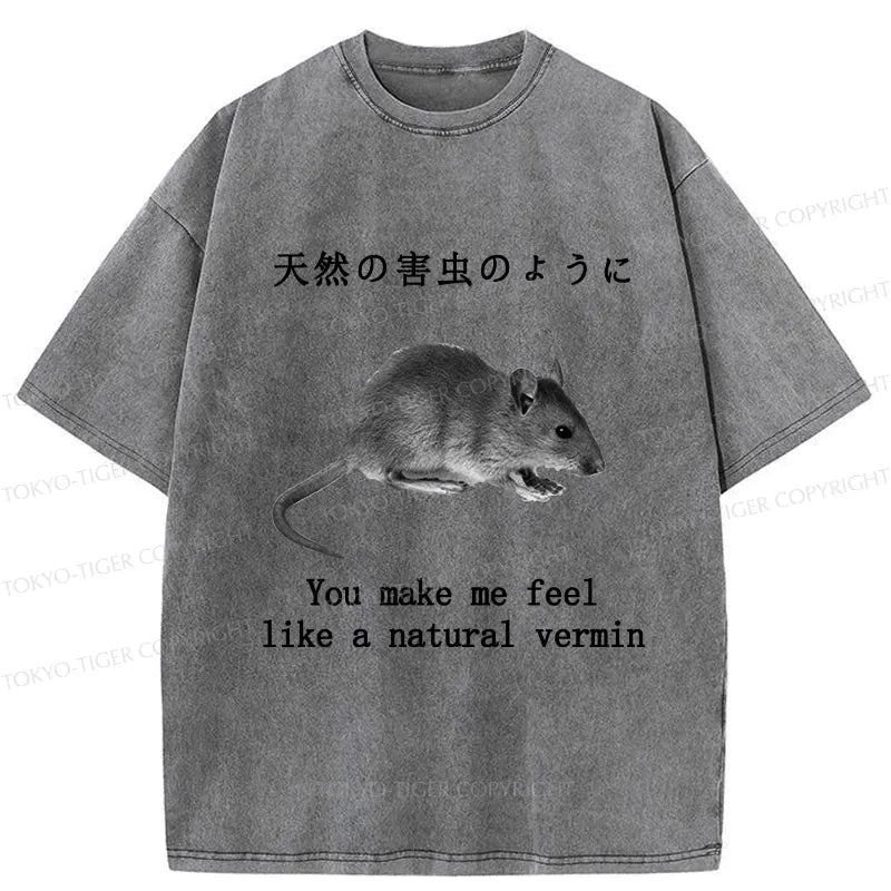 Kyoto lion funny natural vermin tee