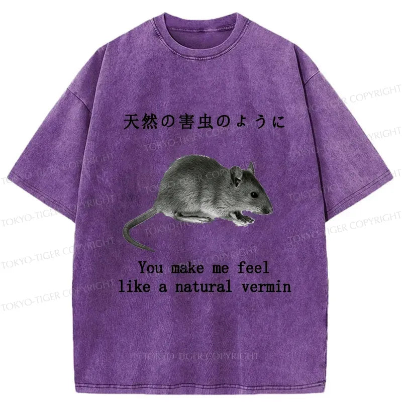 Kyoto lion funny natural vermin tee