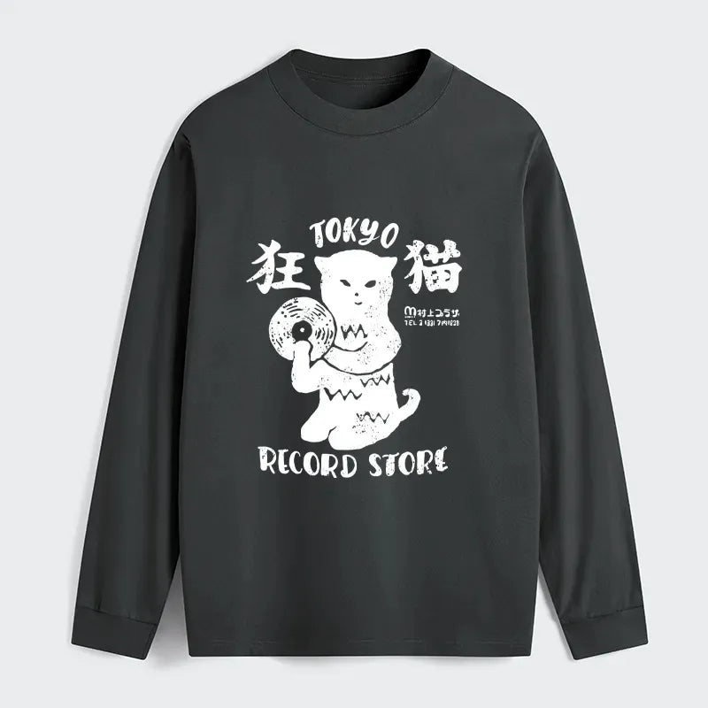 Japanese Cat Long Sleeve T-Shirt