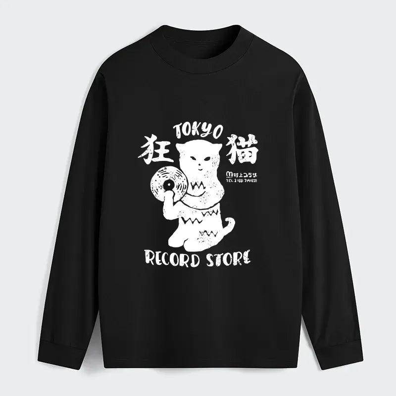 Japanese Cat Long Sleeve T-Shirt