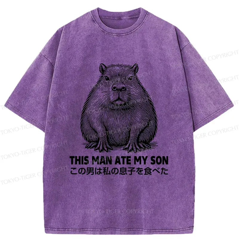 Kyoto-Lion Capybara T-Shirt with Free Shipping