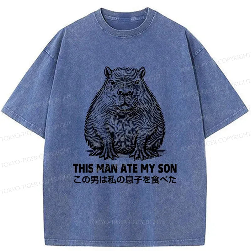 Kyoto-Lion Capybara T-Shirt with Free Shipping