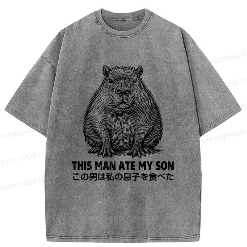 Kyoto-Lion Capybara T-Shirt with Free Shipping