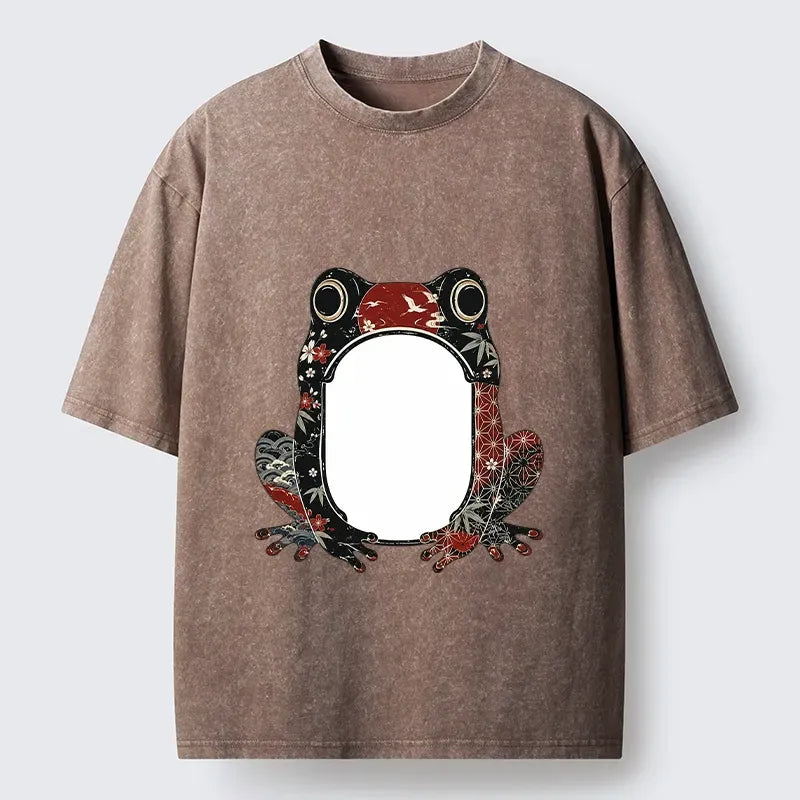 Washed Japanese Frog Tee On Sale