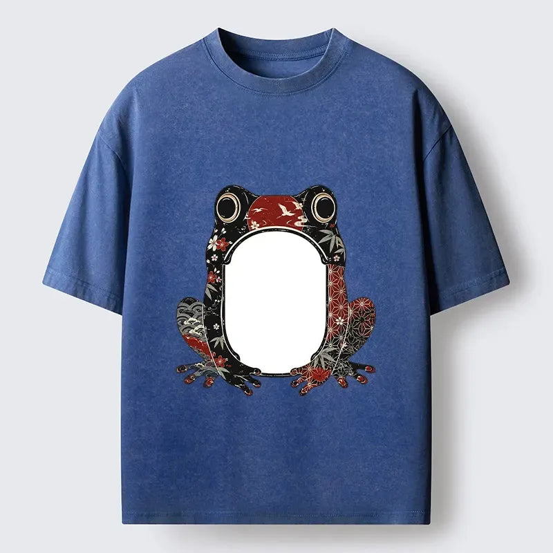 Washed Japanese Frog Tee On Sale