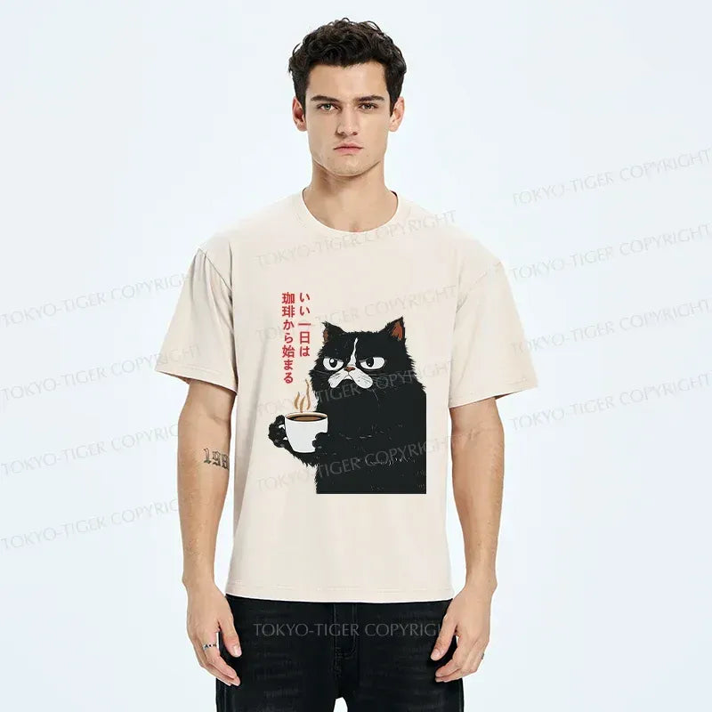 Washed unisex t-shirt for daily wear