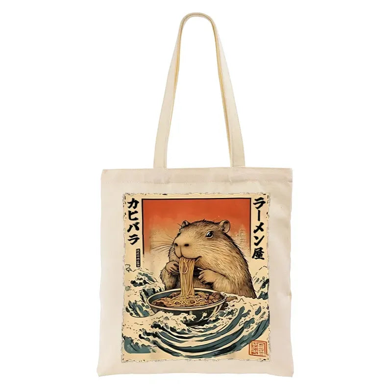 Kyoto-Lion hamster ramen tote bag gift idea