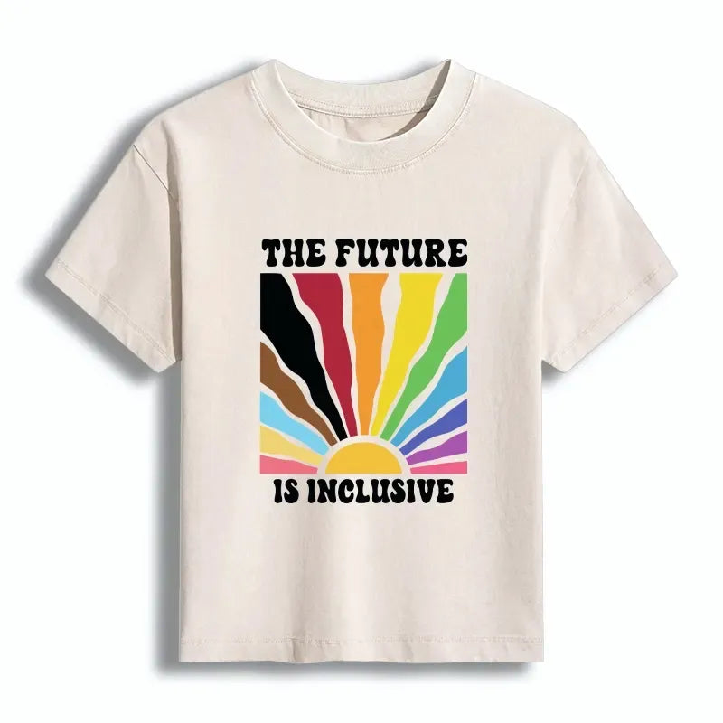 Kyoto-Lion Pride Future Is Inclusive Women's Washed T-shirt