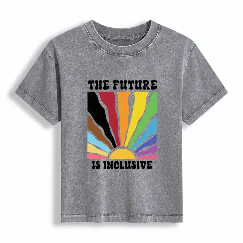 Japanese washed t-shirt for women free shipping