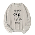 Kyoto-Lion Rebellious Dog Washed Sweatshirt