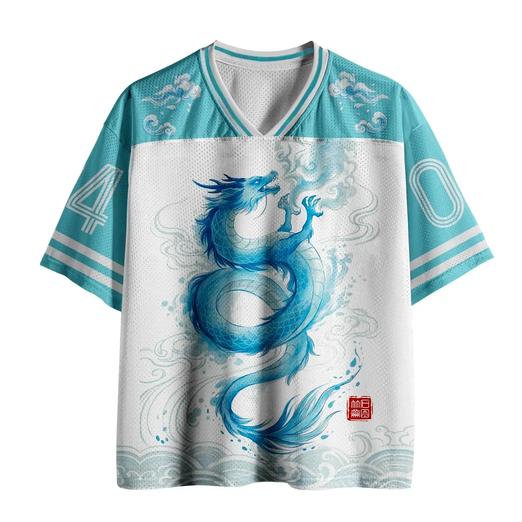 Kyoto Dragon Mesh Jersey for Sports Training