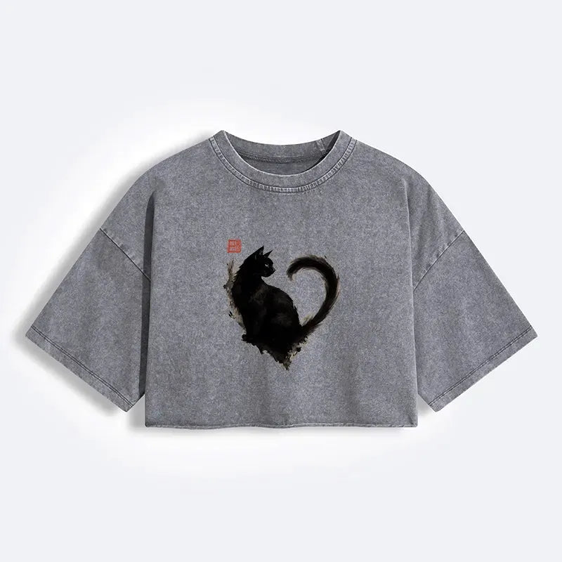 Funny cat shirt gift for her