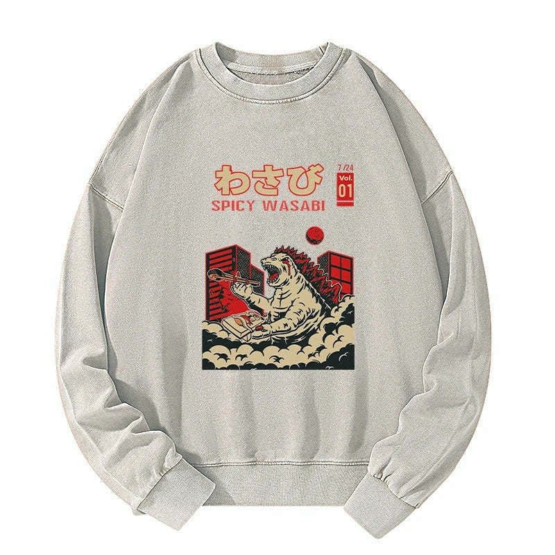 Spicy Wasabi Sweatshirt Comfortable Fit