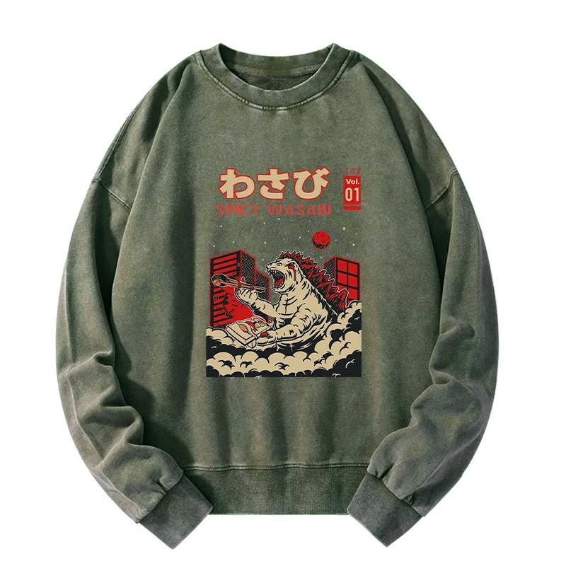 Spicy Wasabi Sweatshirt Comfortable Fit