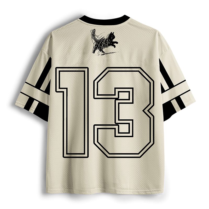 Trending Minimalist Cat Mesh Jersey