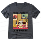 Kyoto-Lion More Spaghetti Less Upsetti Japanese V-Neck Classic T-Shirt