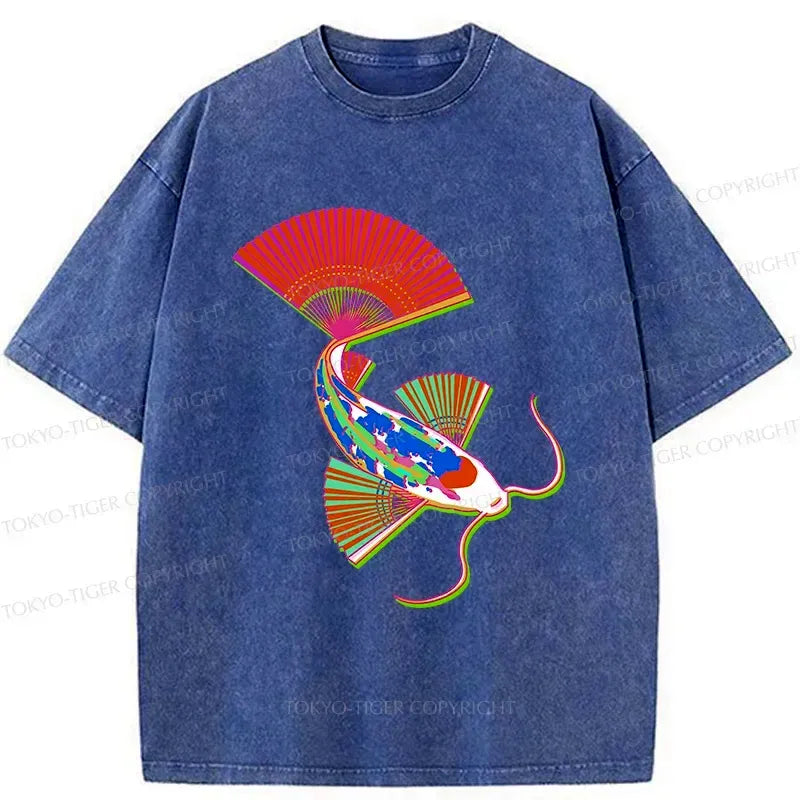 Japanese Traditional Fish T-Shirt with Free Shipping